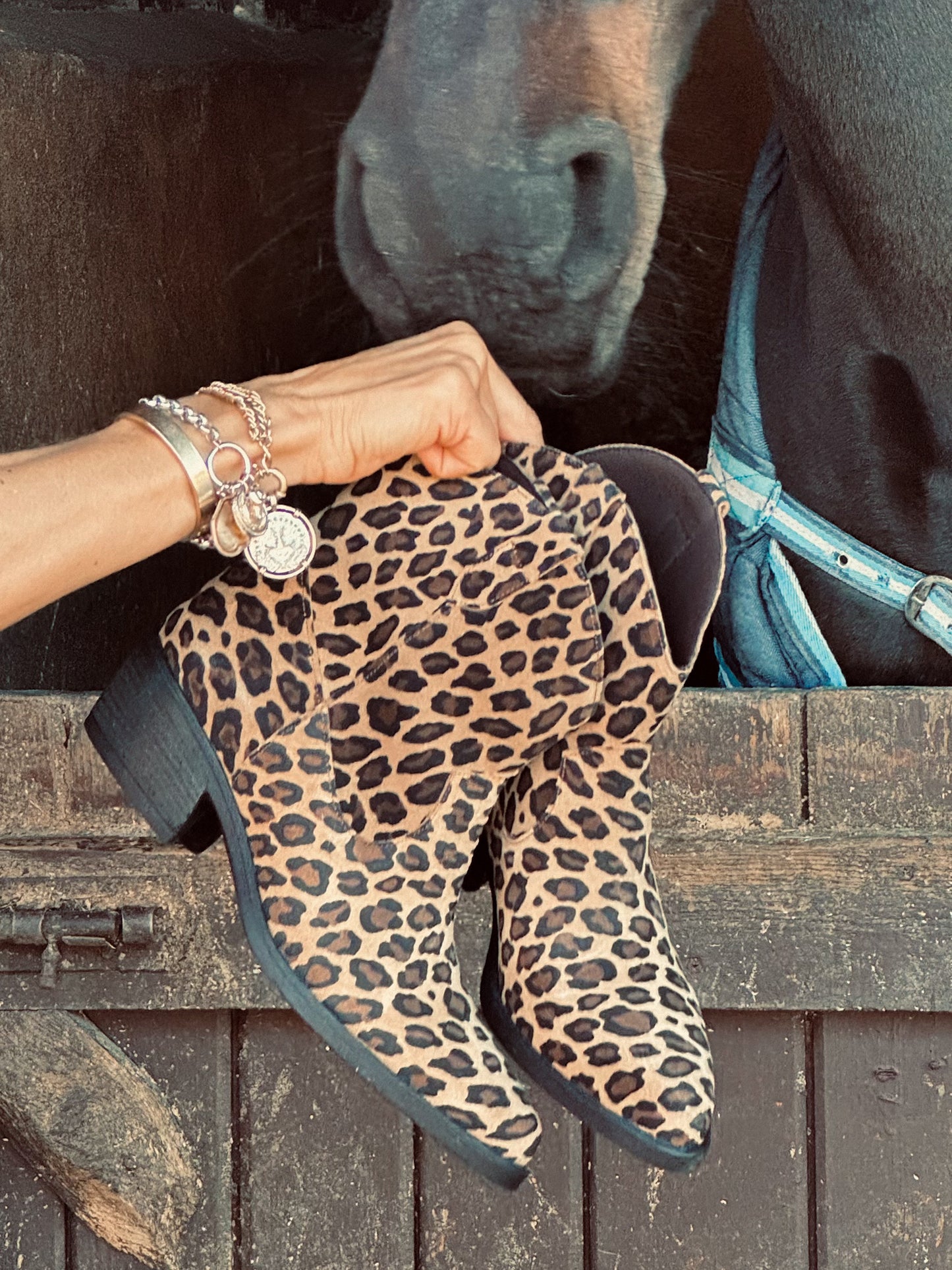 Botas La Boca Leopardo