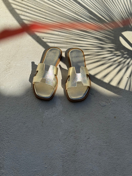 Chinelos Sunflower Dourado