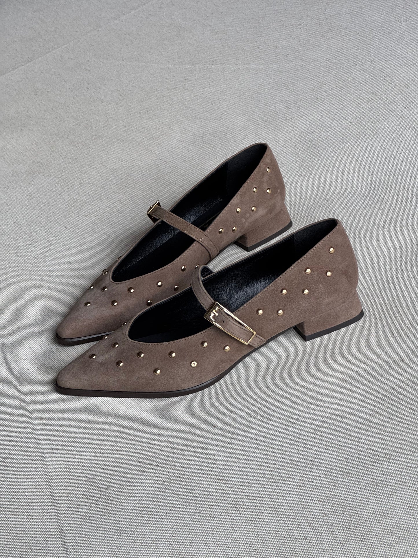 Sapato Mary Jane Brigitte Taupe