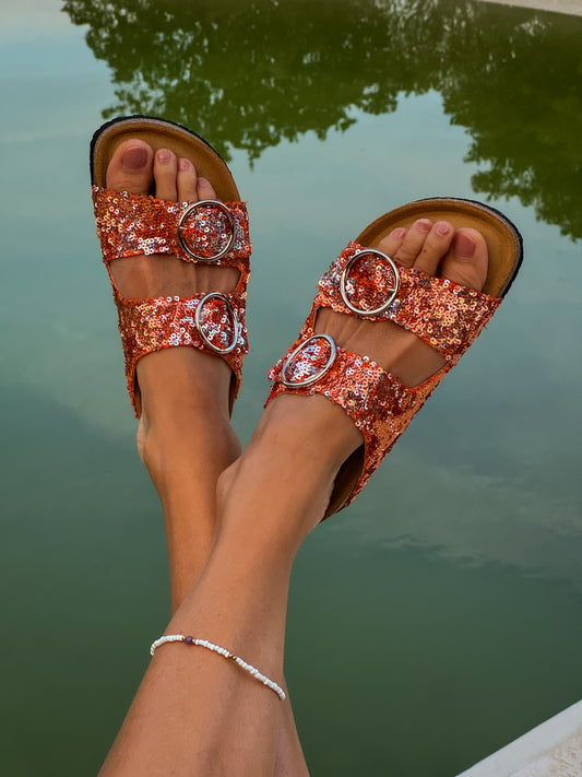 Chinelos Poppy Laranja