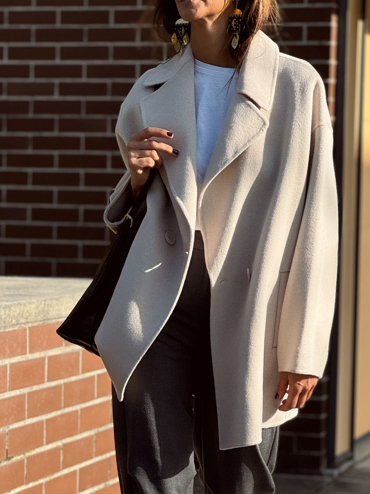 Casacão Oversized Bege