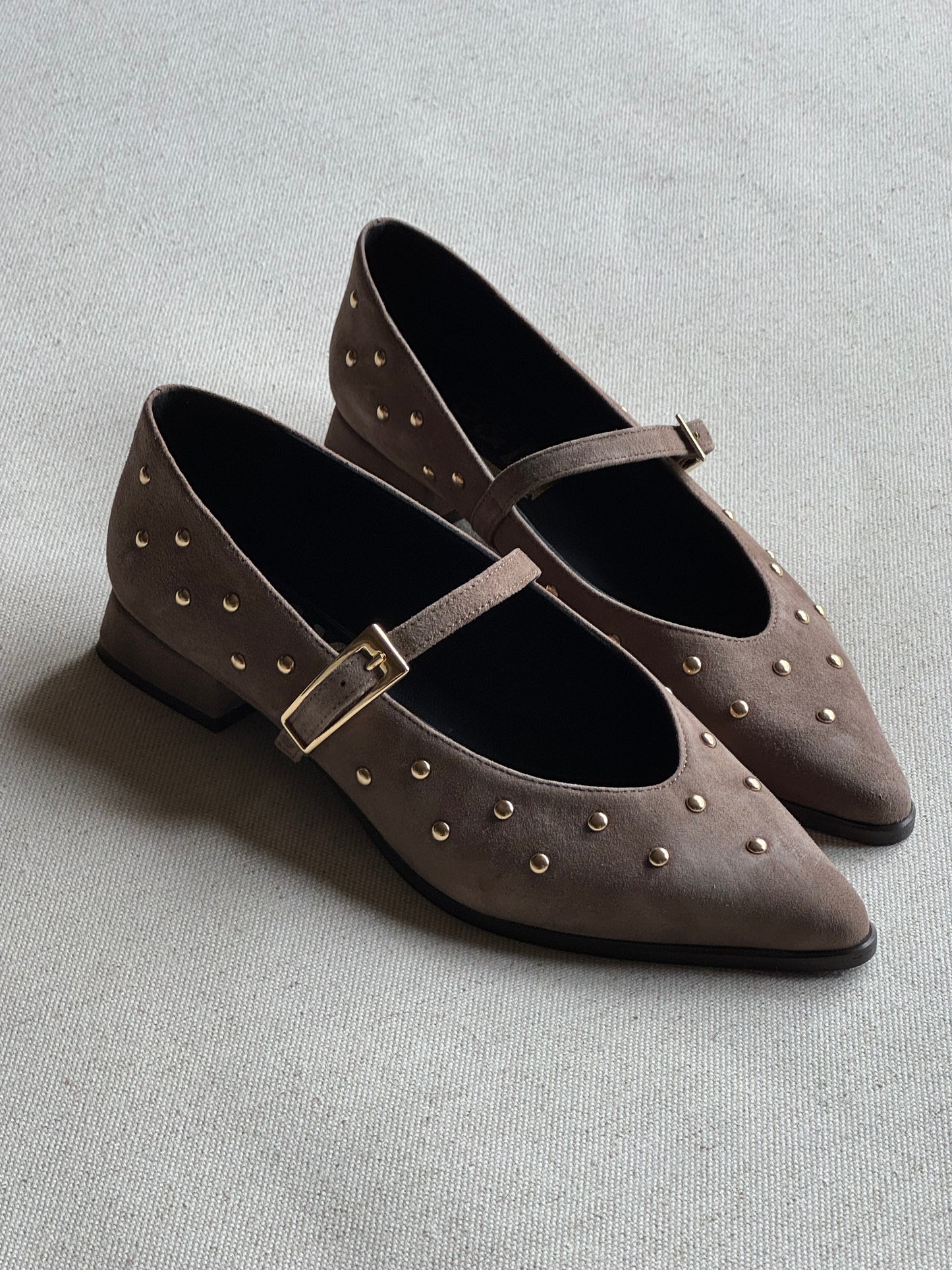 Sapato Mary Jane Brigitte Taupe