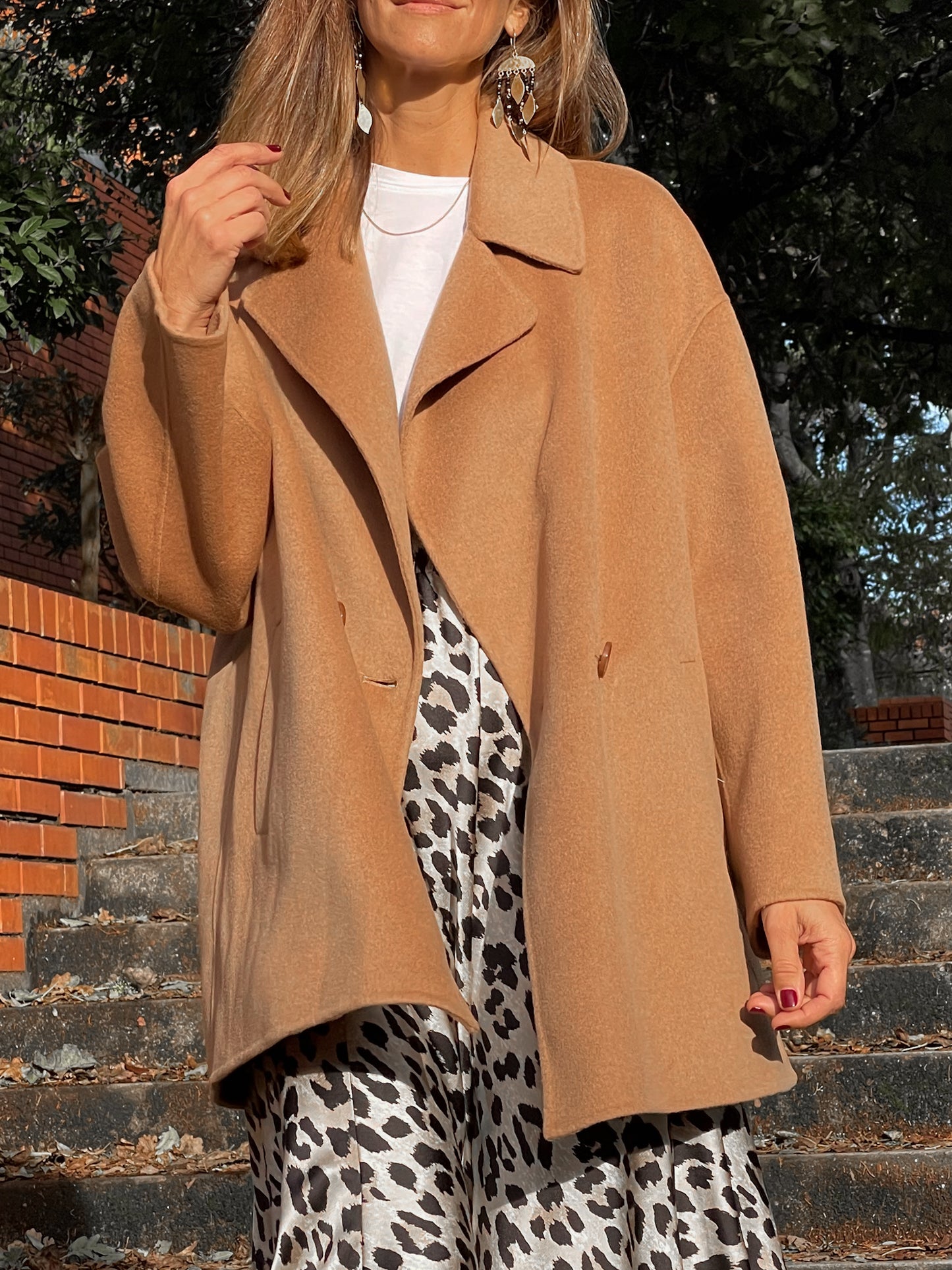 Casacão Oversized Camel