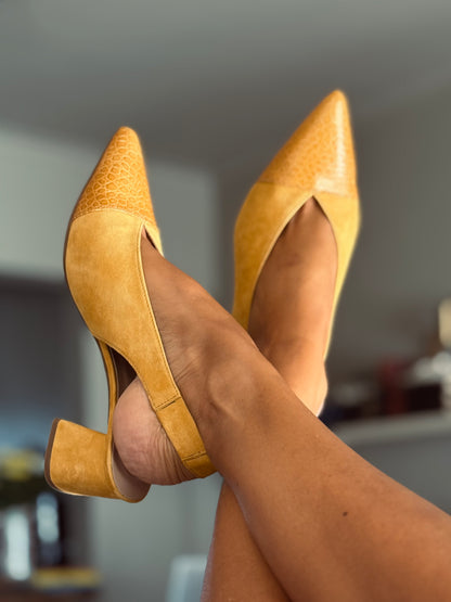 Sapatos Mongolia Amarelo