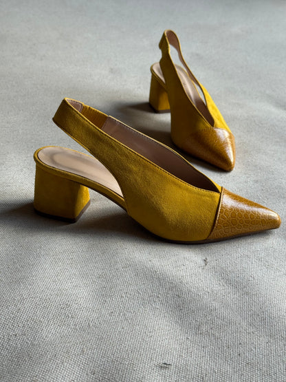 Sapatos Mongolia Amarelo