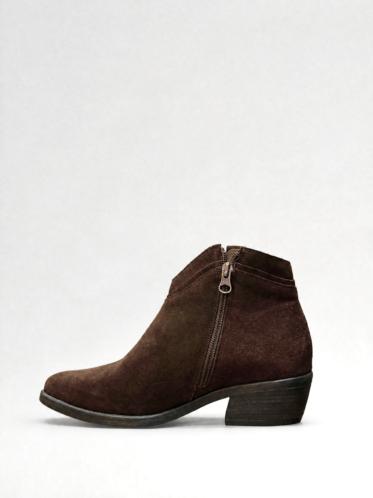 Bota Texana Mini – Camurça Castanha