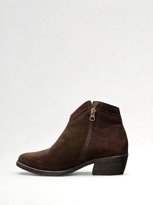 Bota Texana Mini – Camurça Castanha