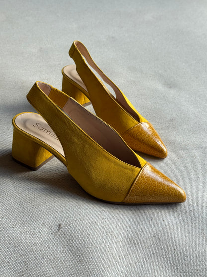 Sapatos Mongolia Amarelo