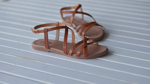 Sandálias Gia Camel