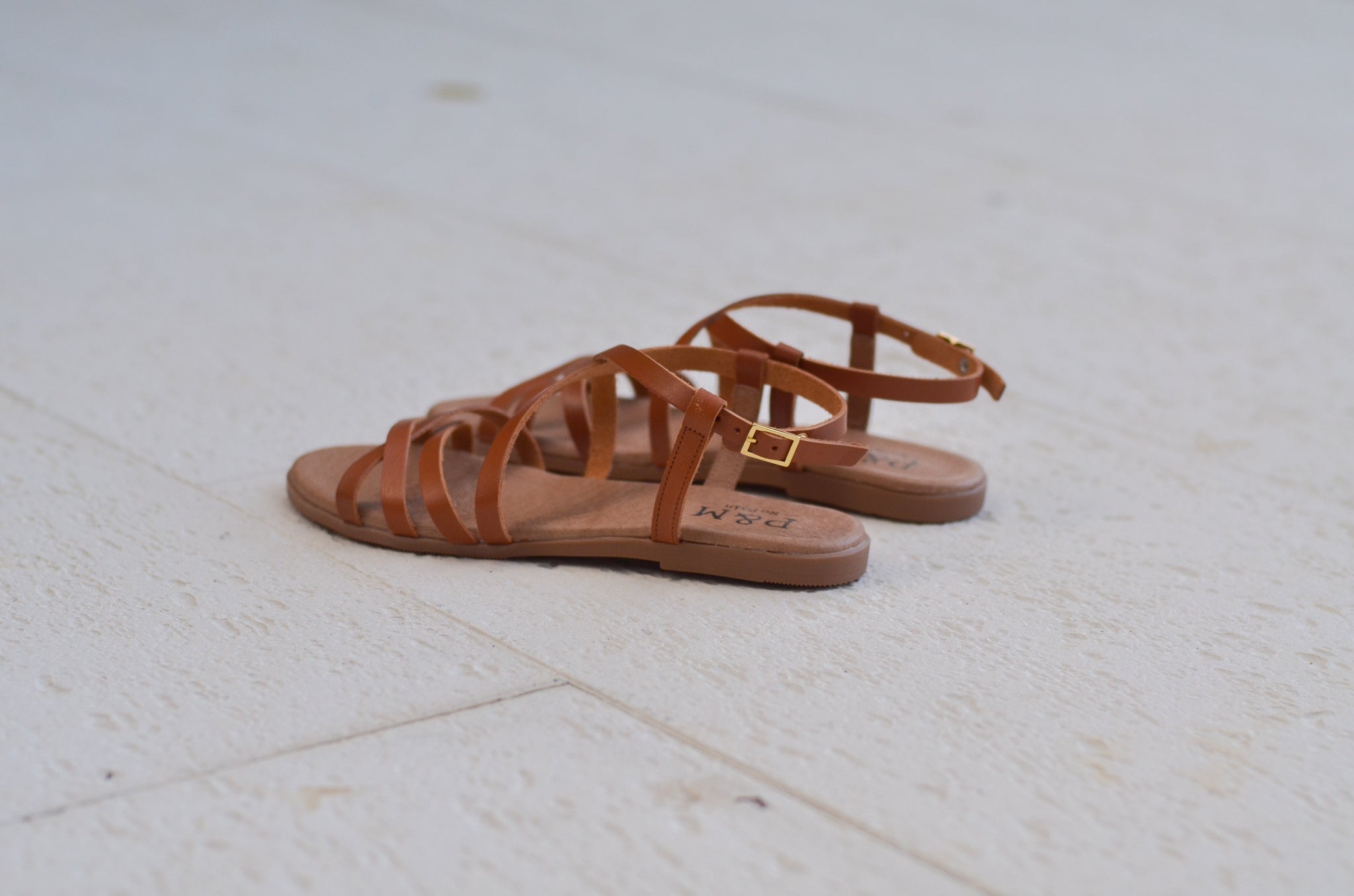 Sandálias Gia Camel