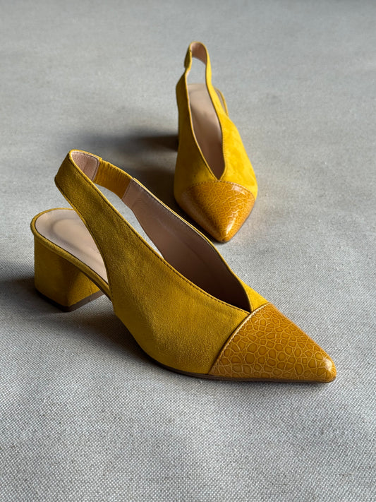 Sapatos Mongolia Amarelo