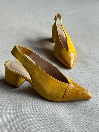 Sapatos Mongolia Amarelo