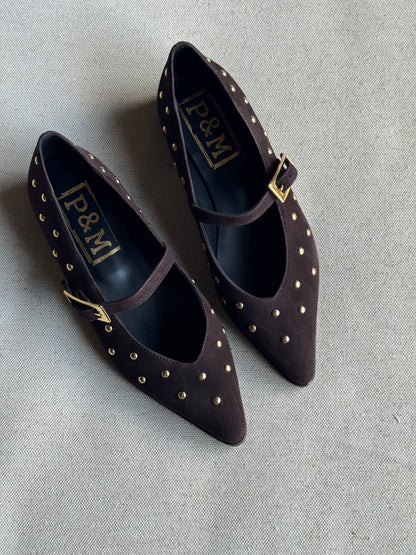 Sapato Mary Jane Brigitte Chocolate